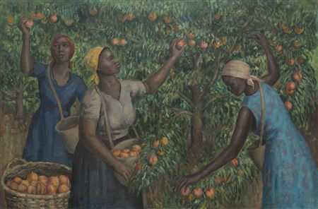 The peach pickers, Franschhoek