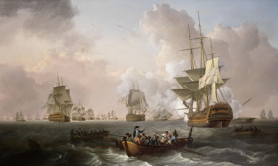 Sample artwork by William Anderson (1757 - 1837), known for ships, coastal paintings - View similar artists and auction records