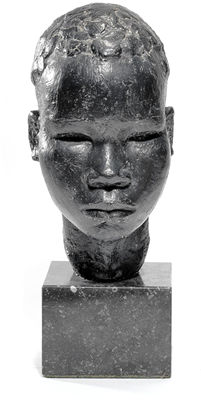 "Gert, the head of a young "Hottentot""
