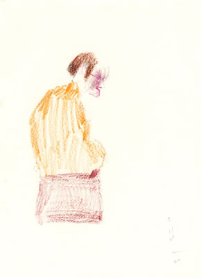 Portrait of Ardeshir Mohassess: Self Portrait