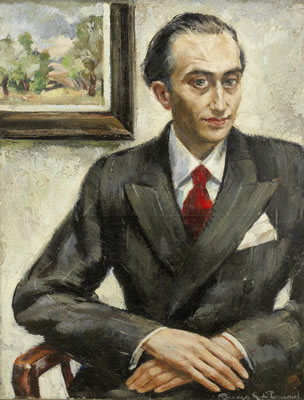 Portrait of Nathan Altman by Georges Anatolievich Pogedaieff - Auction record, sale price, and art valuation. Compare with similar artists and explore comparable artworks.