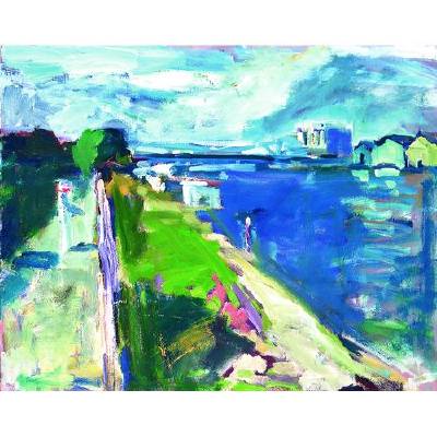Oakland Estuary by Terry St John - Auction record, sale price, and art valuation. Compare with similar artists and explore comparable artworks.