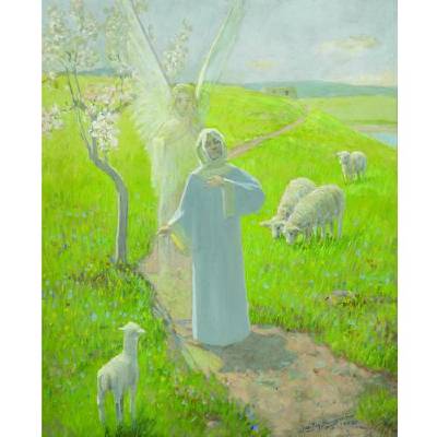 The Annunciation by John Jay Baumgartner - Auction record, sale price, and art valuation. Compare with similar artists and explore comparable artworks.
