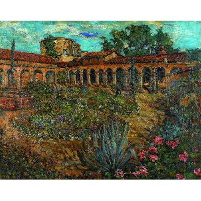 Patio of the Mission San Juan Capistrano