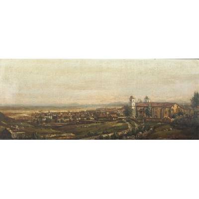 A View of Early Santa Barbara from Above the Mission by Henry Chapman Ford - Auction record, sale price, and art valuation. Compare with similar artists and explore comparable artworks.