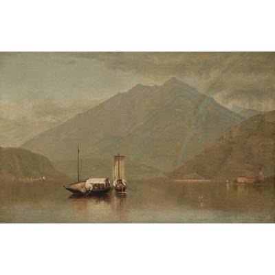 A View of an Italian Lake