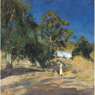 Sample artwork by Karl Yens (1868 - 1945), known for coastal view, figure, illustration - View similar artists and auction records