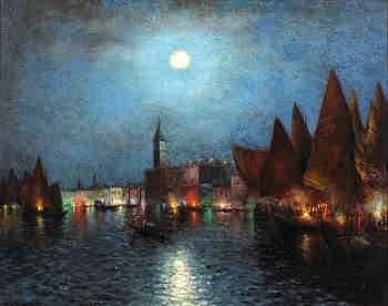 Venice under a Moonlit Sky