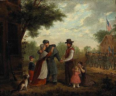 A Sad Farewell (Civil War Scene)