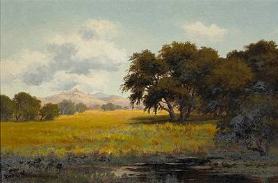 A Golden Meadow in a California Landscape by Annie Lyle Harmon - Auction record, sale price, and art valuation. Compare with similar artists and explore comparable artworks.