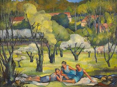 Sample artwork by Lucien Labaudt (1880 - 1943), known for magic real views, still life, figure - View similar artists and auction records
