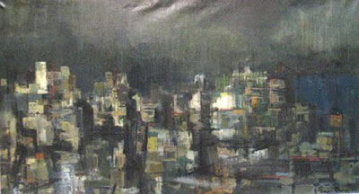 RAIN, RUSSIAN HILL by Roger Terence Barr - Auction record, sale price, and art valuation. Compare with similar artists and explore comparable artworks.