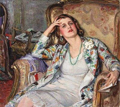 Portrait of Ruth Renick (The Jade Necklace) by Joseph Kleitsch - Auction record, sale price, and art valuation. Compare with similar artists and explore comparable artworks.