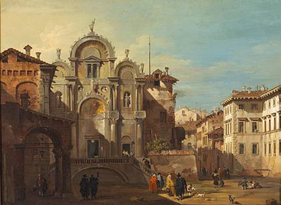 A Venetian capriccio with reminiscences of the Scuola di San Marco