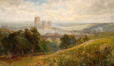 Sample artwork by Albert Stevens (fl.1872 - 1902), known for bucolic landscape painting - View similar artists and auction records