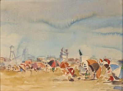 Venice Beach by Edmond James Fitzgerald - Auction record, sale price, and art valuation. Compare with similar artists and explore comparable artworks.