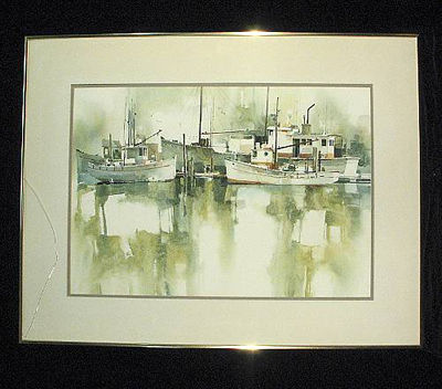 Ships Docked at Port