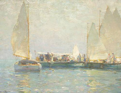 Summer Sailing by Walter Granville-Smith - Auction record, sale price, and art valuation. Compare with similar artists and explore comparable artworks.
