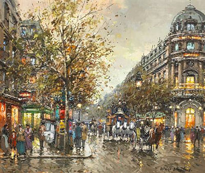 A view of the Théâtre du Vaudeville