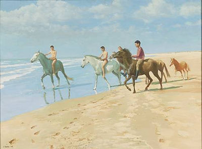 Horses on the Shore by Henry Robertson (Harry) Craig - Auction record, sale price, and art valuation. Compare with similar artists and explore comparable artworks.