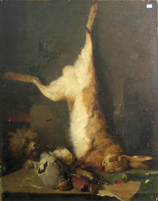 A still life with dead game