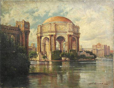 A view of the Palace of Fine Arts, San Francisco