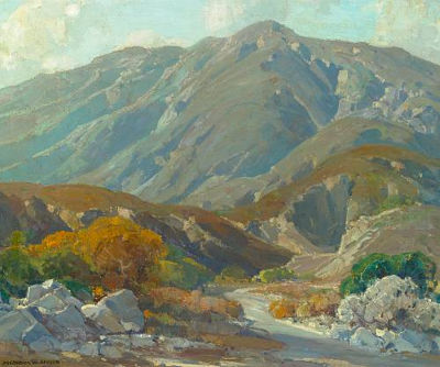 Foothills, thought to be Malibu Canyon