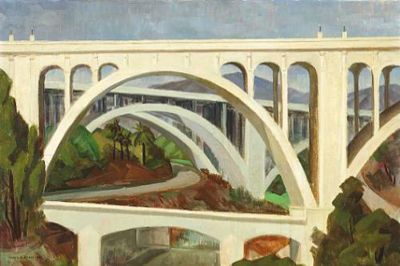 Colorado Street Bridge, Pasadena, 1961
