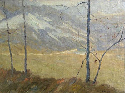 Winter landscape, 1921 by Peter Rotier - Auction record, sale price, and art valuation. Compare with similar artists and explore comparable artworks.