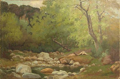 Santa Inez Canyon (No.8) by Albert Clinton Conner - Auction record, sale price, and art valuation. Compare with similar artists and explore comparable artworks.