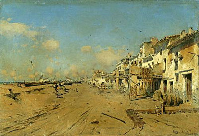 A view of a Spanish coastal village by Juan Roig Y Soler - Auction record, sale price, and art valuation. Compare with similar artists and explore comparable artworks.