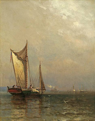 Sailboats on the Hudson