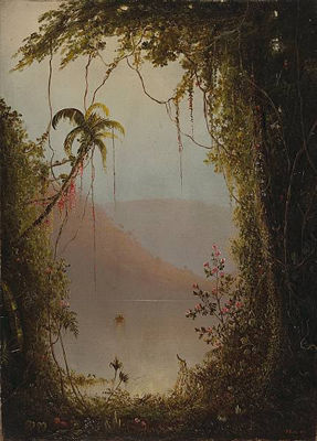 A Memory of the Tropics, 1874 by Norton Bush - Auction record, sale price, and art valuation. Compare with similar artists and explore comparable artworks.
