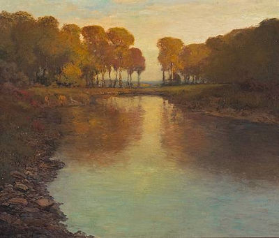 A River among Autumn Trees