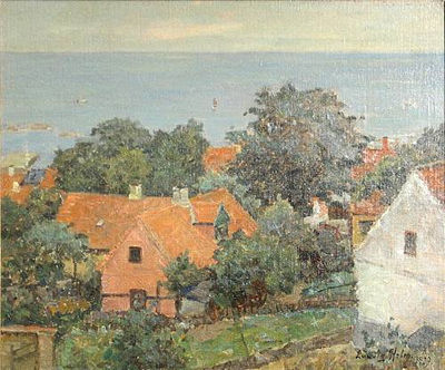 A village by the sea