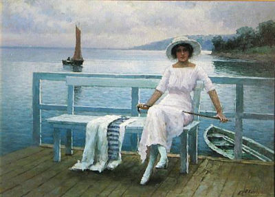 By the lake