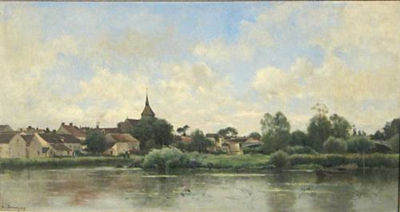 Riverscape along the Yonne