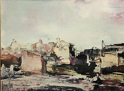 Paisaje de Godella, Valencia, España