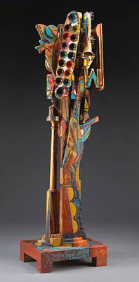 Sample artwork by Italo Scanga (1932 - 2001), known for sculptor-found object, portrait - View similar artists and auction records