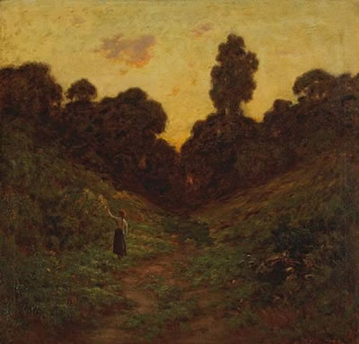 A YOUNG WOMAN ON A PATH AT DAWN by Charles Judson - Auction record, sale price, and art valuation. Compare with similar artists and explore comparable artworks.