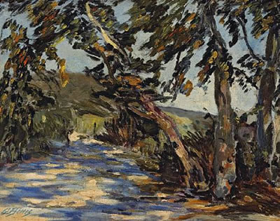 A SUN-DAPPLED PATH by Georgia Crittenden Bemis - Auction record, sale price, and art valuation. Compare with similar artists and explore comparable artworks.