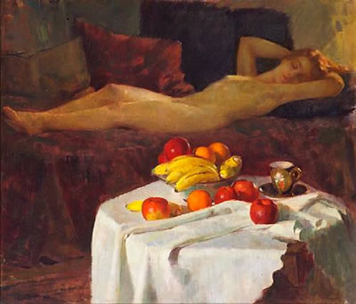 SLEEP (NUDE AND STILL LIFE) by Geza Kende - Auction record, sale price, and art valuation. Compare with similar artists and explore comparable artworks.