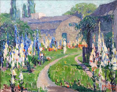 Foxgloves in a Garden, 1919