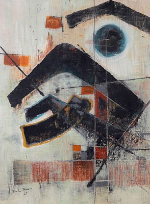 Variation I, 1955; Untitled, 1955; Untitled, 1955 (3)