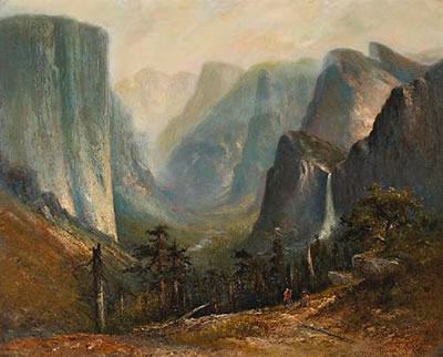 A VIEW OF THE YOSEMITE VALLEY