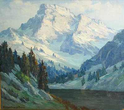 "Sunset in the Sierras"