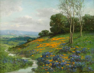 Sample artwork by William Franklin Jackson (1850 - 1936), known for landscape-floral, portrait, figure - View similar artists and auction records