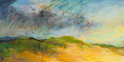 On the Beach #1 (Triptych), 1985