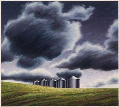 Wheat Silos near St. John