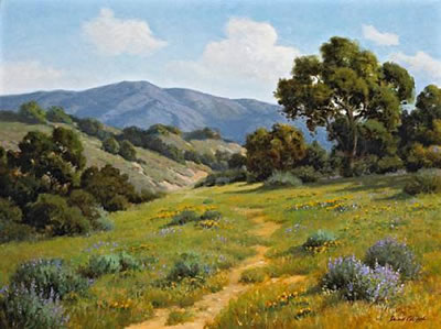 California foothills by David Chapple - Auction record, sale price, and art valuation. Compare with similar artists and explore comparable artworks.